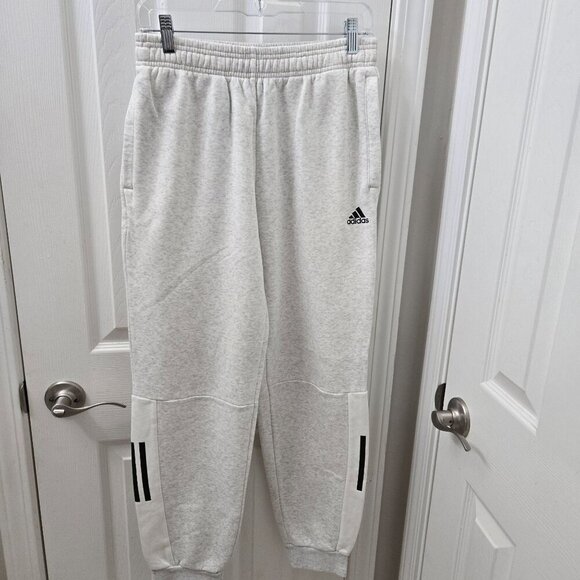 Adidas Joggers Mens Size M Elastic Waist Pockets Logo - Picture 1 of 11